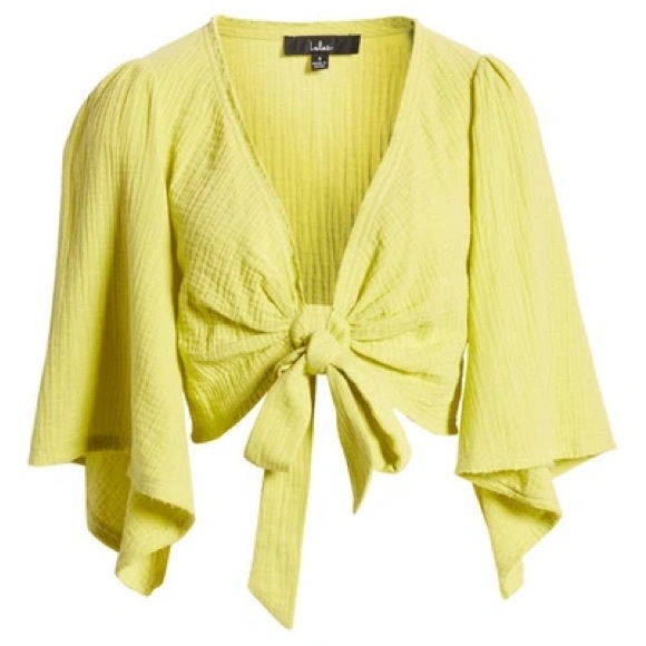 Lulus tie crop top US M - Picture 1 of 1